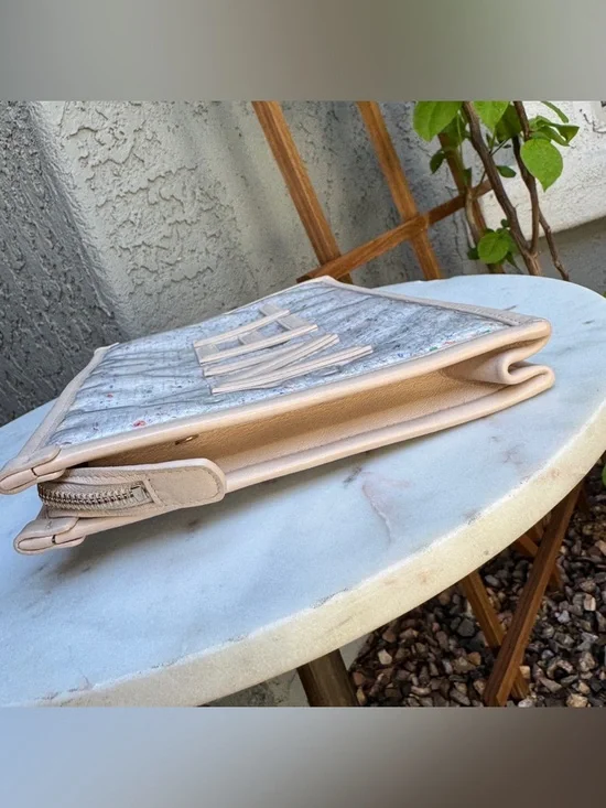 Chanel Tweed PVC Large Wristlet Clutch - Picture 9 of 16